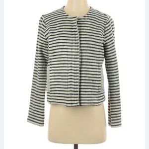 Dolan Anthropologie Multi Color Striped Zip Up Jacket